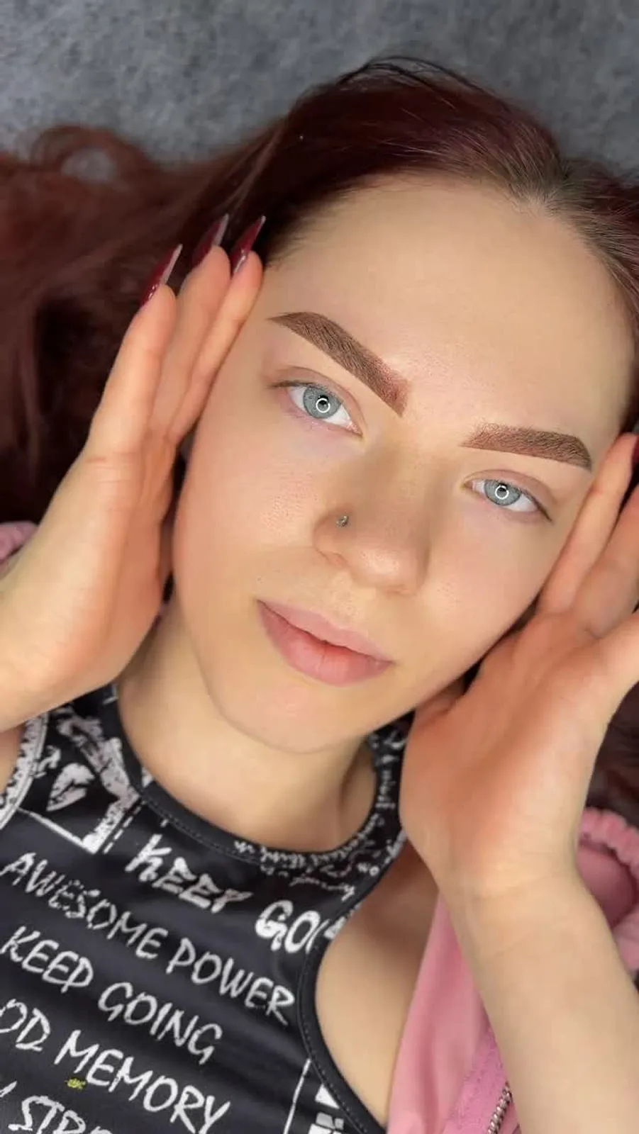 Permanentný make-up obočia — práca Aleny Savchuk